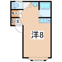 郡山富田駅 徒歩18分 1階の物件間取画像